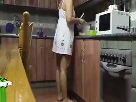 Amateursex in der Küche